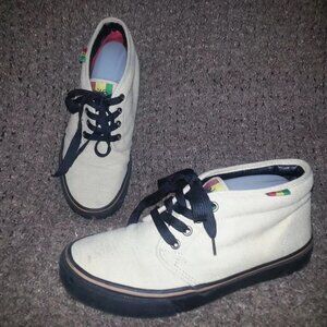 VANS CLASSIC-Montreal Reggae Festival SAMPLE HEMP Shoes-RARE-Sz-8-NEAR MINT